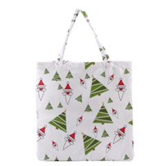 Christmas Santa Claus Decoration Grocery Tote Bag