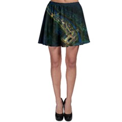 Commercial Street Night View Skater Skirt by BangZart