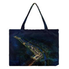Commercial Street Night View Medium Tote Bag