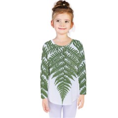 Boating Nature Green Autumn Kids  Long Sleeve Tee