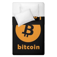 I accept bitcoin Duvet Cover Double Side (Single Size)