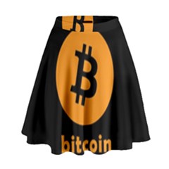 I accept bitcoin High Waist Skirt