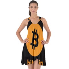 I accept bitcoin Show Some Back Chiffon Dress