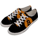 I accept bitcoin Women s Low Top Canvas Sneakers View2