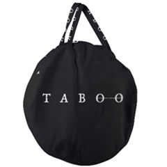 Taboo Giant Round Zipper Tote by Valentinaart