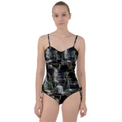 Water Waterfall Nature Splash Flow Sweetheart Tankini Set by BangZart