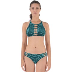 Fractals Form Pattern Abstract Perfectly Cut Out Bikini Set by BangZart