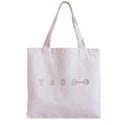 Taboo Zipper Grocery Tote Bag View2