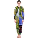 Landscape Blue Shed Scenery Wood OnePiece Jumpsuit (Ladies)  View1