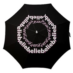 Verified Belieber Straight Umbrellas by Valentinaart