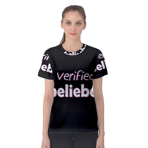 Verified Belieber Women s Sport Mesh Tee by Valentinaart