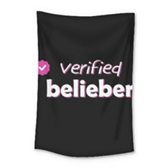 Verified Belieber Small Tapestry by Valentinaart