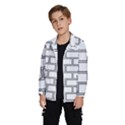 Wall Pattern Rectangle Brick Wind Breaker (Kids) View2