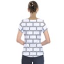 Wall Pattern Rectangle Brick Short Sleeve Front Detail Top View2