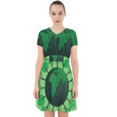 Earth Forest Forestry Lush Green Adorable In Chiffon Dress by BangZart