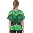 Earth Forest Forestry Lush Green V-Neck Dolman Drape Top View2