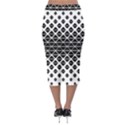 Triangle Pattern Background Midi Pencil Skirt View2