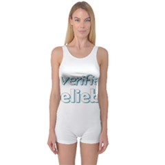 Verified Belieber One Piece Boyleg Swimsuit by Valentinaart