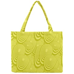 Yellow Oval Ellipse Egg Elliptical Mini Tote Bag