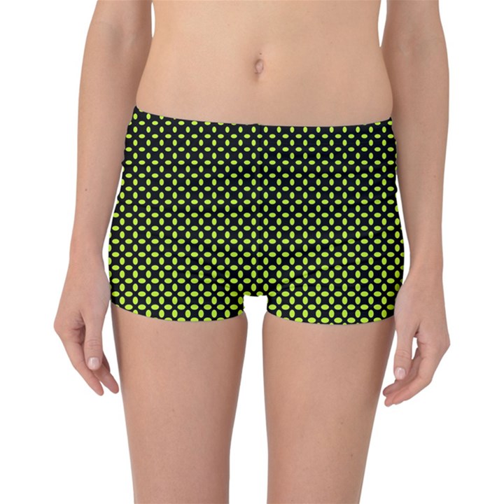 Pattern Halftone Background Dot Reversible Boyleg Bikini Bottoms