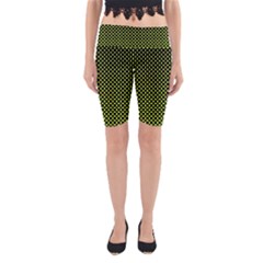 Pattern Halftone Background Dot Yoga Cropped Leggings