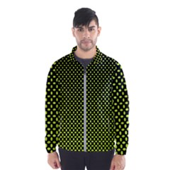 Pattern Halftone Background Dot Wind Breaker (men)