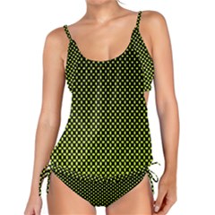 Pattern Halftone Background Dot Tankini Set by BangZart