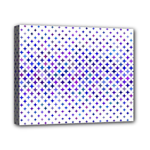 Star Curved Background Geometric Canvas 10  X 8 