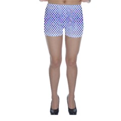 Star Curved Background Geometric Skinny Shorts