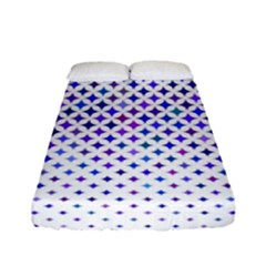 Star Curved Background Geometric Fitted Sheet (full/ Double Size)