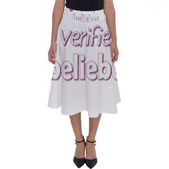 Verified Belieber Perfect Length Midi Skirt by Valentinaart