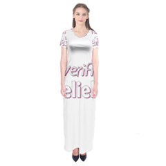 Verified Belieber Short Sleeve Maxi Dress by Valentinaart