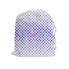 Star Curved Background Geometric Drawstring Pouches (extra Large)