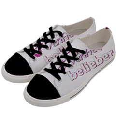 Verified Belieber Men s Low Top Canvas Sneakers by Valentinaart