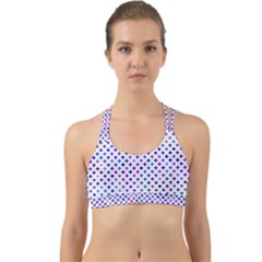 Star Curved Background Geometric Back Web Sports Bra