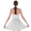 Pattern Background Monochrome Strapless Bra Top Dress View2