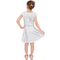 Pattern Background Monochrome Kids  Short Sleeve Dress View2