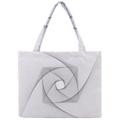 Rotation Rotated Spiral Swirl Mini Tote Bag