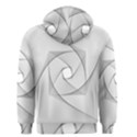 Rotation Rotated Spiral Swirl Men s Zipper Hoodie View2