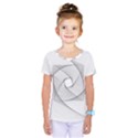 Rotation Rotated Spiral Swirl Kids  One Piece Tee View1