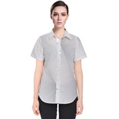 Background Pattern Stripe Women s Short Sleeve Shirt