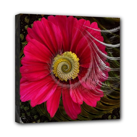 Fantasy Flower Fractal Blossom Mini Canvas 8  X 8  by BangZart