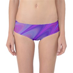 Purple Star Sun Sunshine Fractal Classic Bikini Bottoms by BangZart