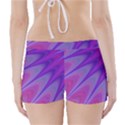 Purple Star Sun Sunshine Fractal Boyleg Bikini Wrap Bottoms View2