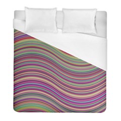 Wave Abstract Happy Background Duvet Cover (full/ Double Size)