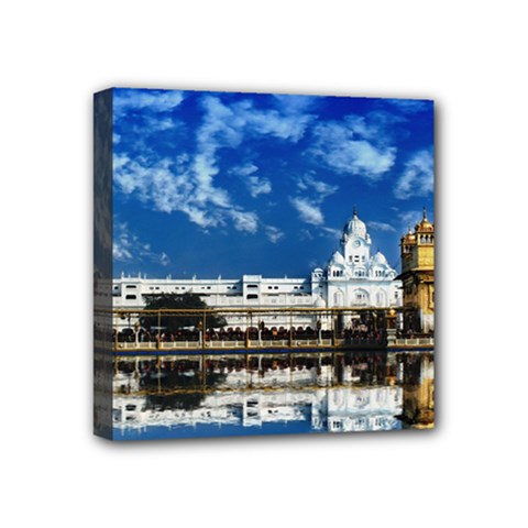 India Punjab Amritsar Sikh Mini Canvas 4  X 4  by BangZart