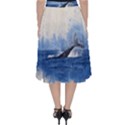 Whale Watercolor Sea Folding Skater Skirt View2