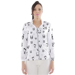 Panda Pattern Wind Breaker (women) by Valentinaart