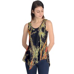 Artistic Effect Fractal Forest Background Sleeveless Tunic by Amaryn4rt