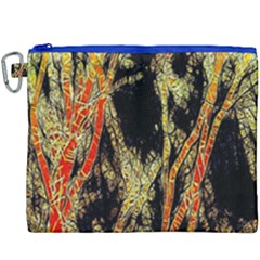 Artistic Effect Fractal Forest Background Canvas Cosmetic Bag (XXXL)